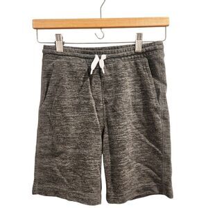 Old Navy Flat-Front French Terry Space-Dye Jogger Shorts Boys Grey Large 10/12